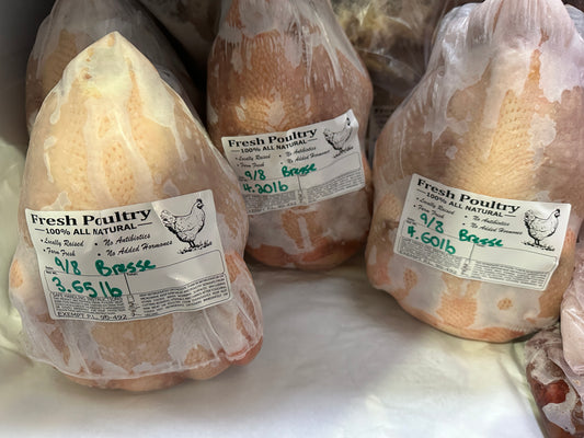 American Bresse Chicken (frozen / meat)