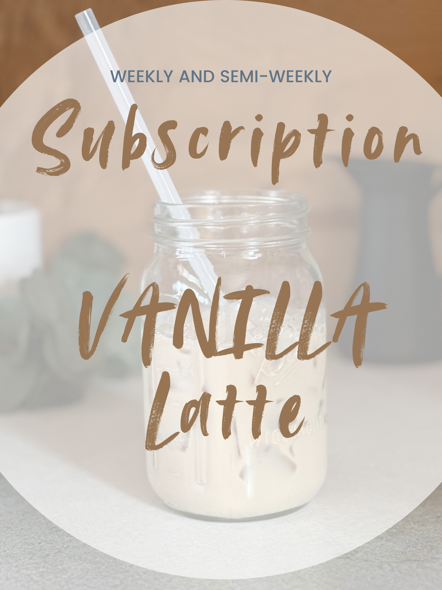 Subscription Raw Milk Latte - Vanilla // Kalispell