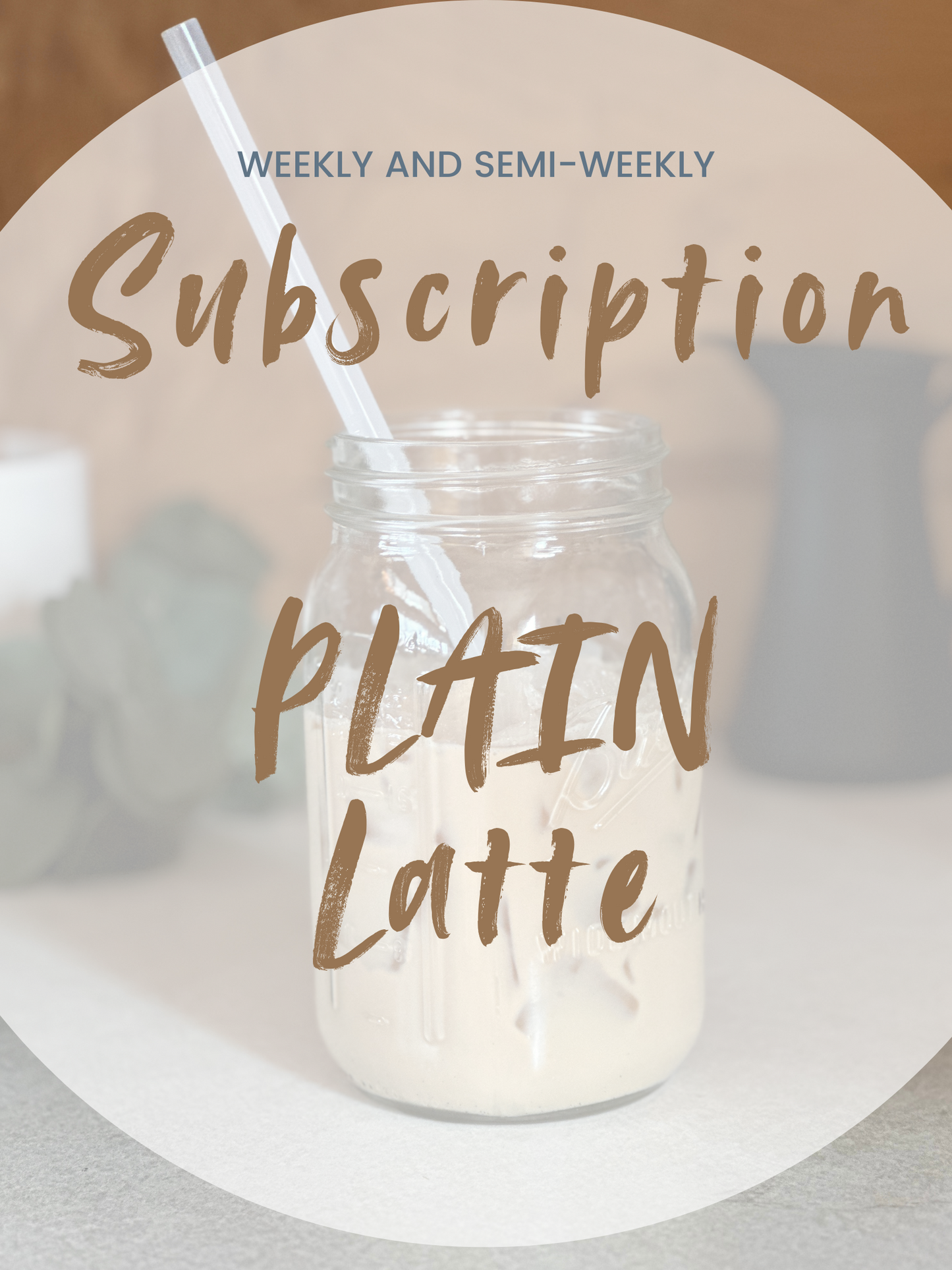 Subscription Raw Milk Latte - Plain // Kalispell