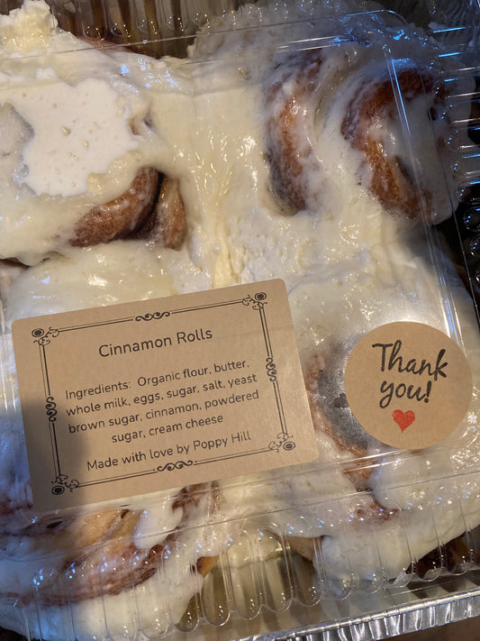 Cinnamon Rolls with Cream Cheese Frosting